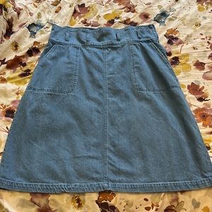 Who What Wear Denim Skirt Size 12